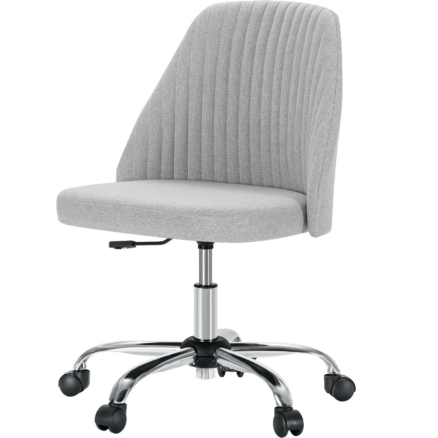 Home Office Cozy - Tekerlekli Kolsuz Çalışma Koltuğu, Ayarlanabilir Döner