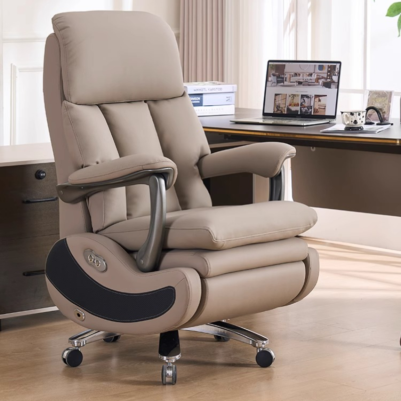 Home Office Cozy - Döner Lüks Patron Koltuğu Elektrikli Masaj