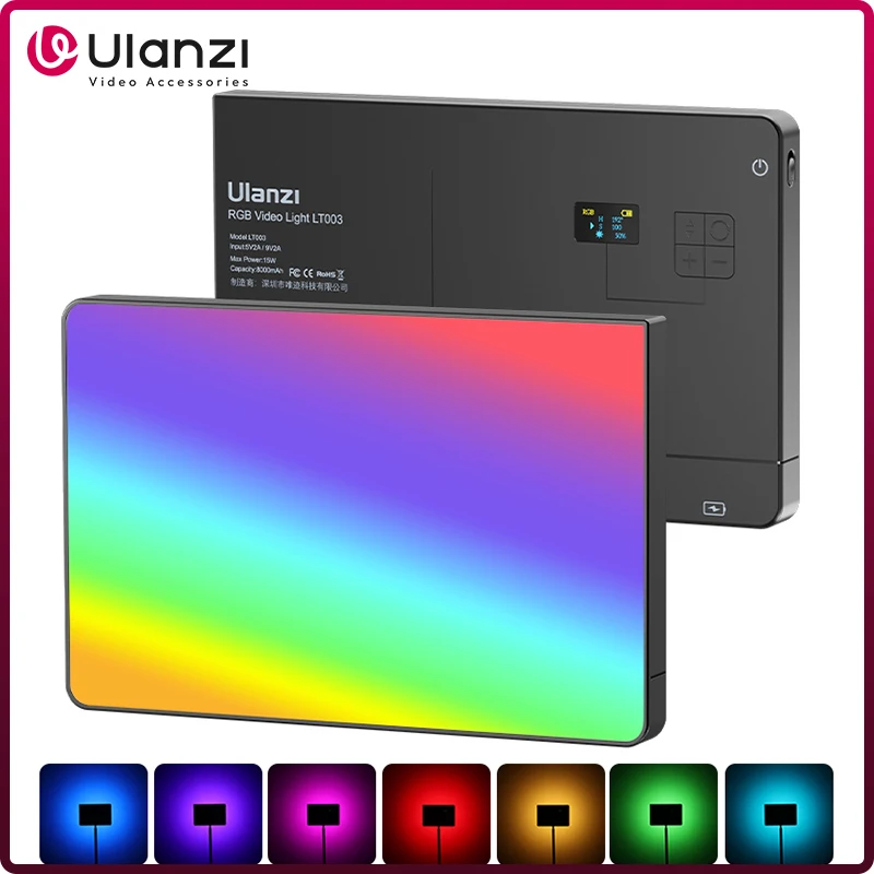 Ulanzi LT003 RGB Video Işığı T - Zoom Lighting Kit incelemesi ve fiyatı