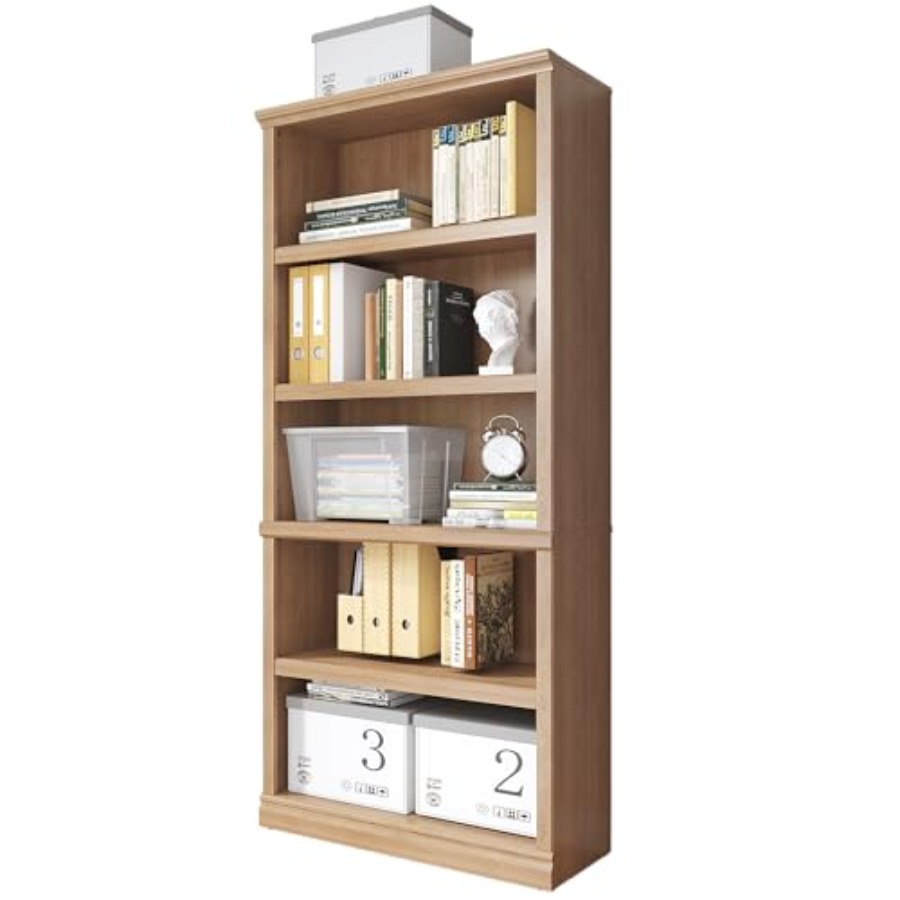70 cm Yüksekliğinde Beyaz Meşe - Home Office With Library incelemesi ve fiyatı