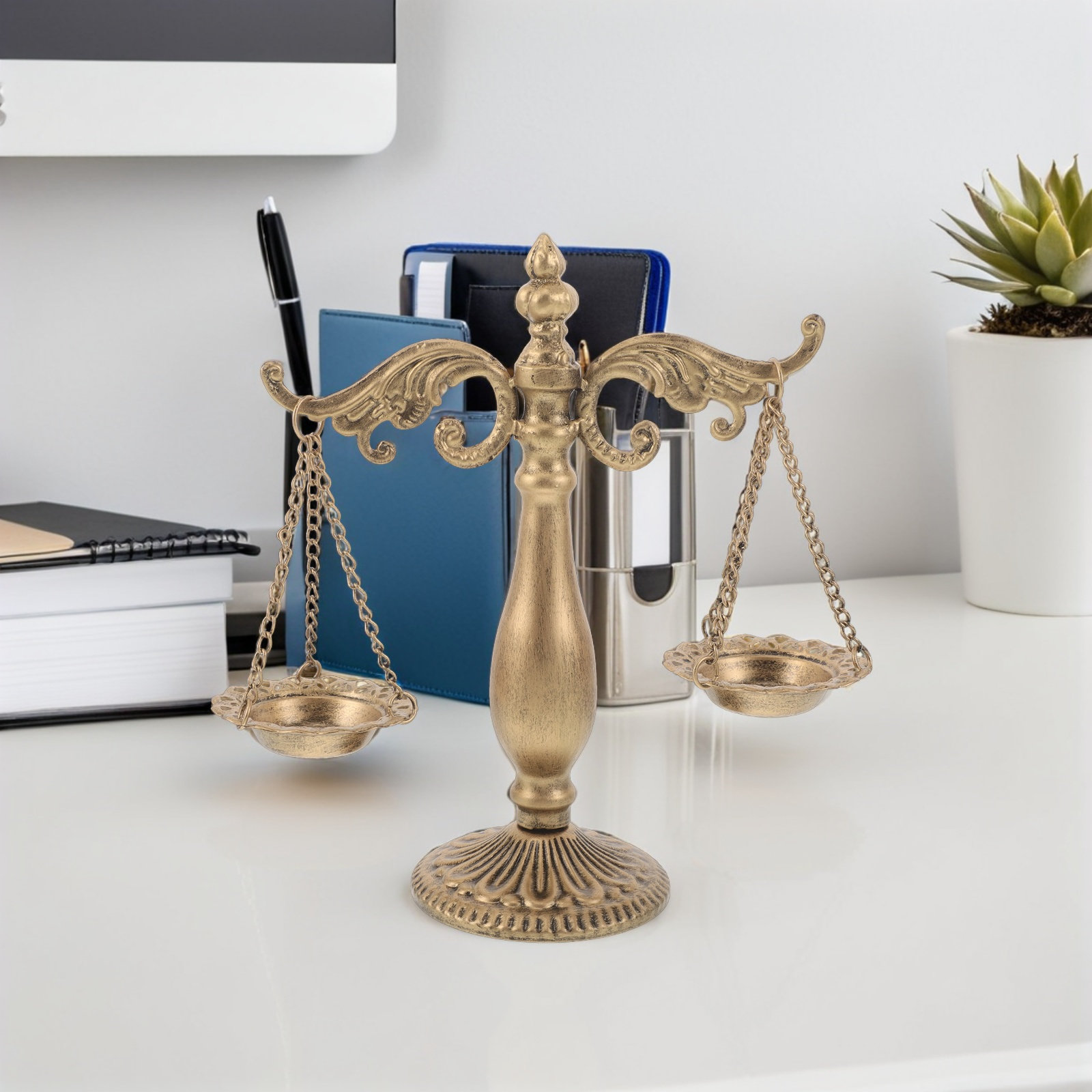 Retro Vintage Metal Terazi Hey - Home Office With Library incelemesi ve fiyatı