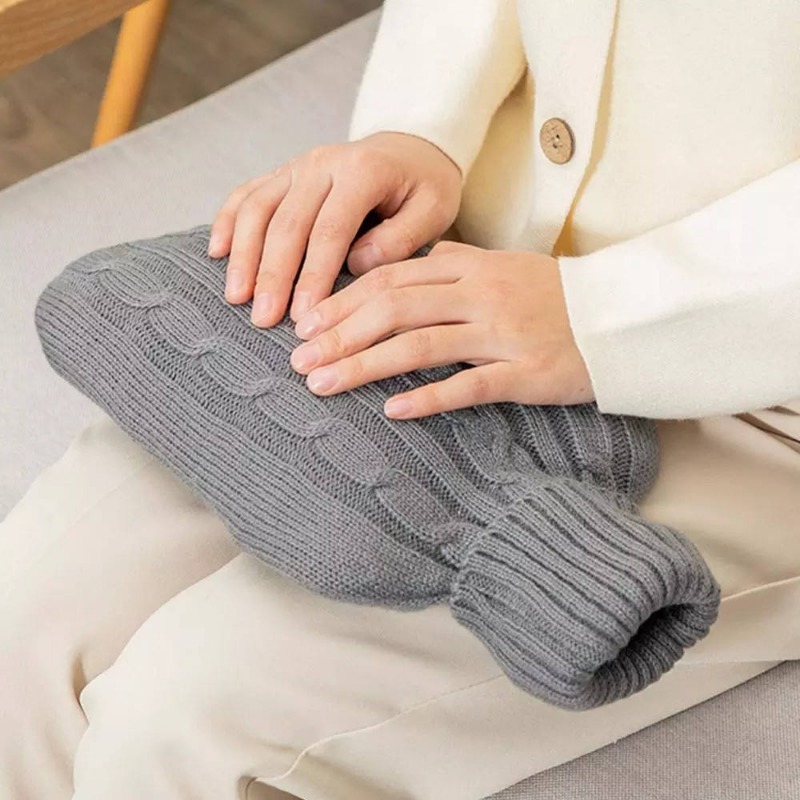 1 adet Gri Sıcak Su Şişesi Kıl - Home Office Cozy incelemesi ve fiyatı