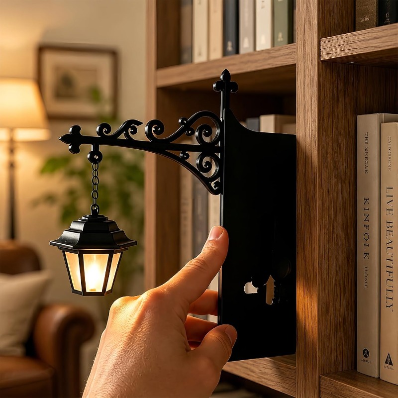 Mini Vintage Kütüphane Feneri  - Home Office With Library incelemesi ve fiyatı