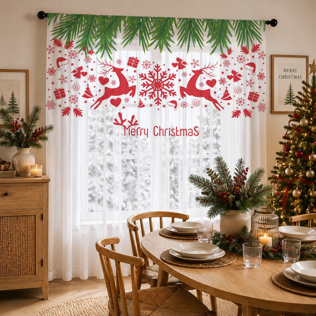 Noel Gradyanlı Şeffaf Perde, O - Home Office With Plants incelemesi ve fiyatı