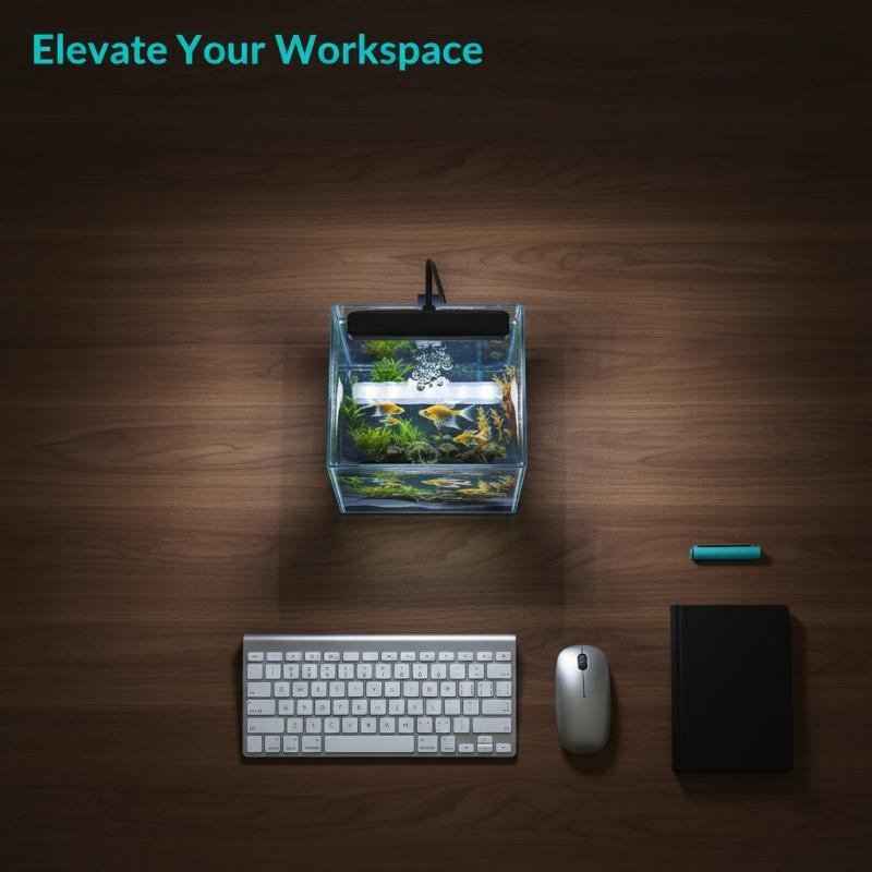 USB Akvaryum Klipsli Işık Esne - Home Office With Plants incelemesi ve fiyatı