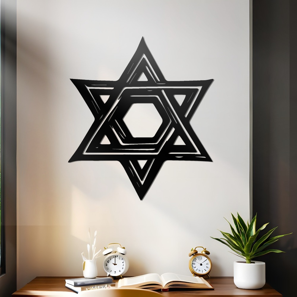 CIFBUY Davut Yıldızı Metal Duv - Home Office For incelemesi ve fiyatı