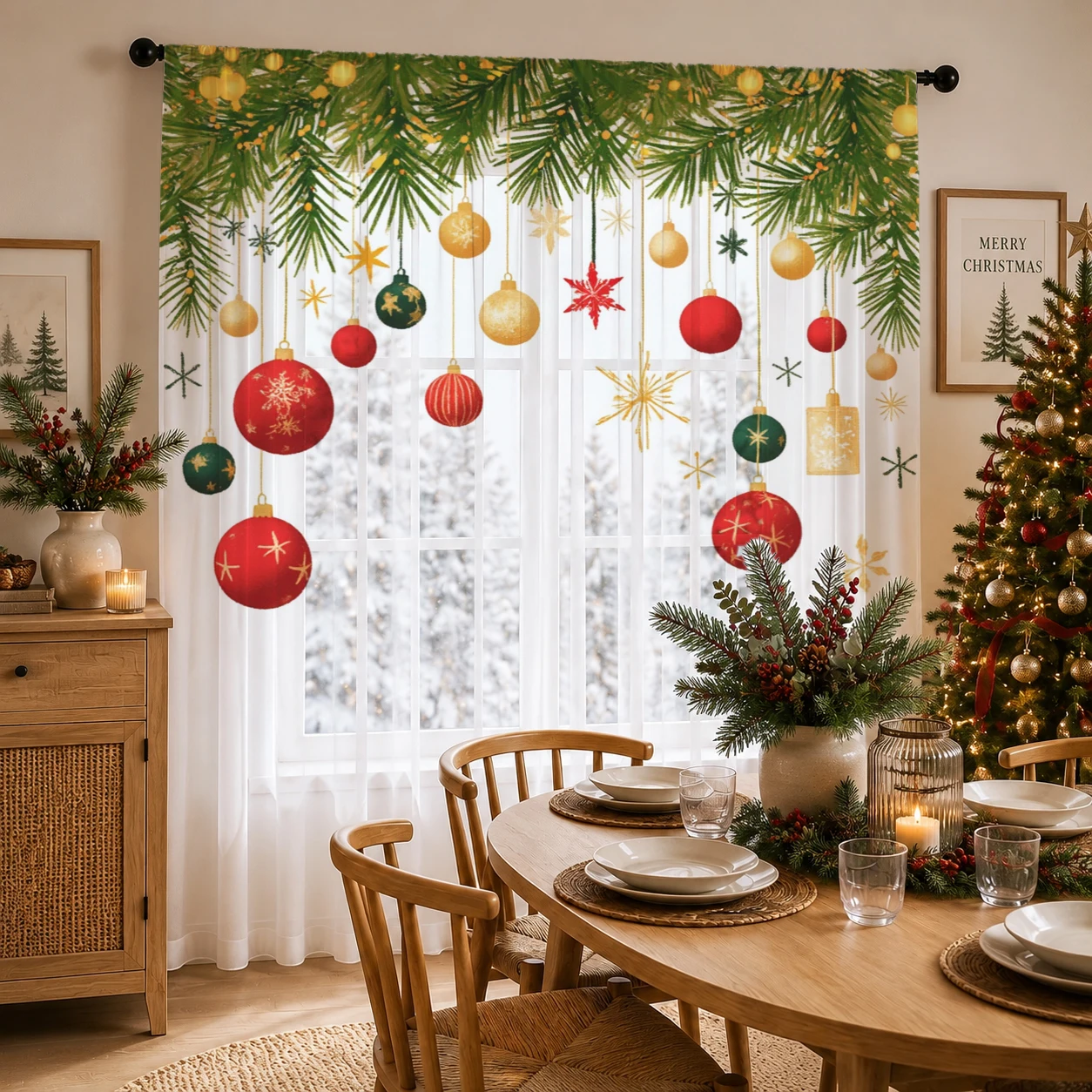 Noel Gradyanlı Şeffaf Perde, O - Home Office With Plants incelemesi ve fiyatı